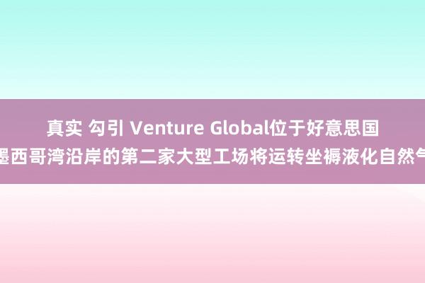 真实 勾引 Venture Global位于好意思国墨西哥湾沿岸的第二家大型工场将运转坐褥液化自然气