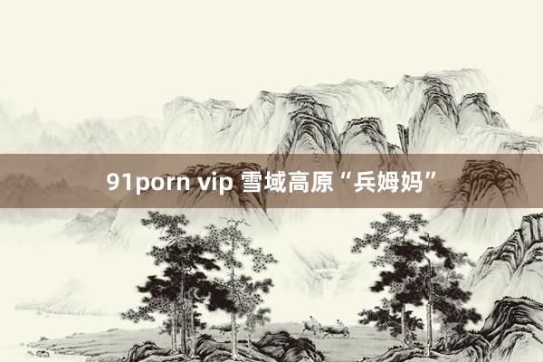 91porn vip 雪域高原“兵姆妈”