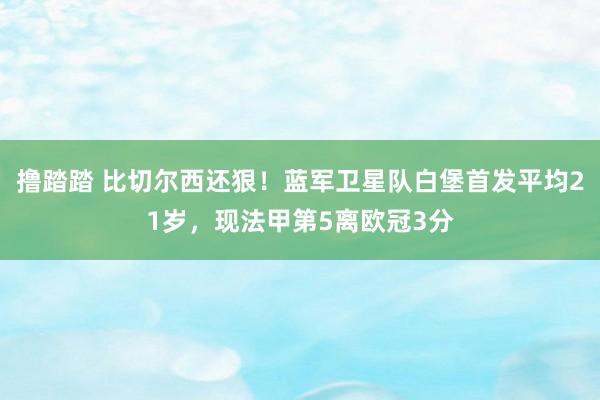 撸踏踏 比切尔西还狠！蓝军卫星队白堡首发平均21岁，现法甲第5离欧冠3分
