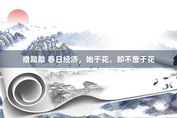 撸踏踏 春日经济，始于花，却不啻于花
