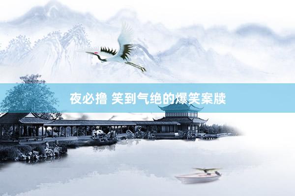夜必撸 笑到气绝的爆笑案牍
