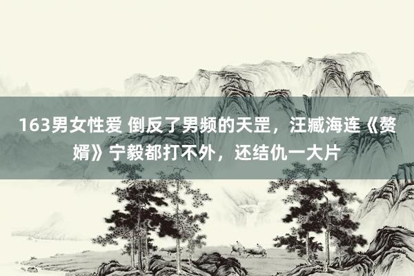 163男女性爱 倒反了男频的天罡，汪臧海连《赘婿》宁毅都打不外，还结仇一大片